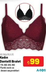 SİLK&BLUE KADIN DANTELLİ BRALET